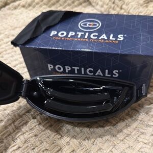 Black frame Brown mirror Foldable popticals Sunglasses